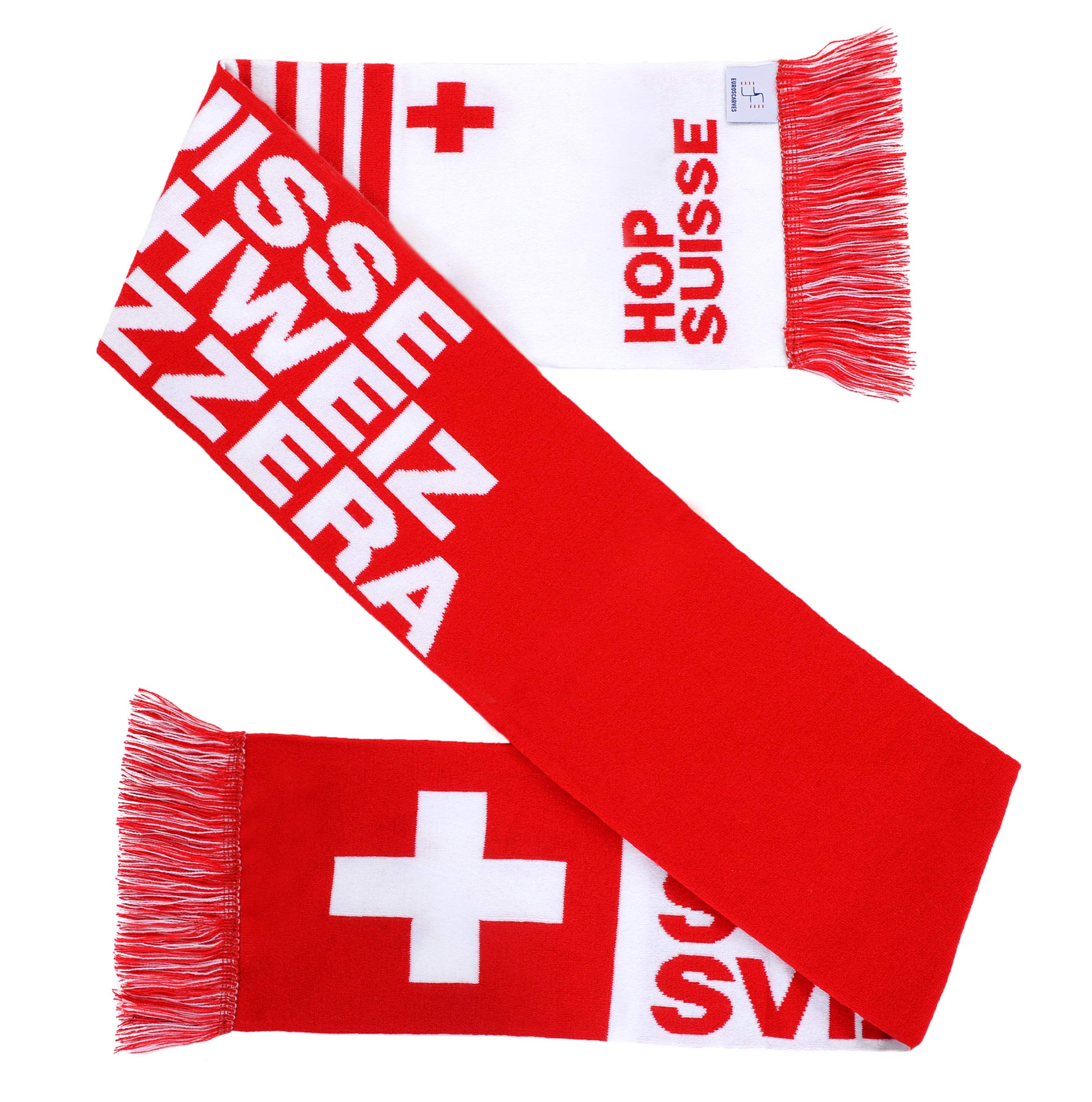 Euroscarves National Football High-Definition HD Knit Scarf (Switzerland)