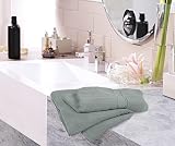 Utopia Towels Premium Hand Towels 6 Pack 41 x 71 cm 100% Cotton Cool Grey view 5