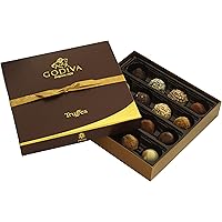 Godiva, Signature Truffles bombones trufas surtidas caja regalo 16 piezas, 230g