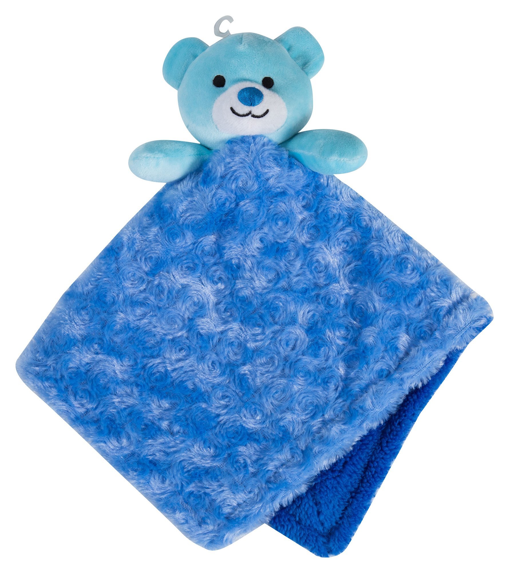 Little Beginnings Popcorn Lovie Blanket, White Baby