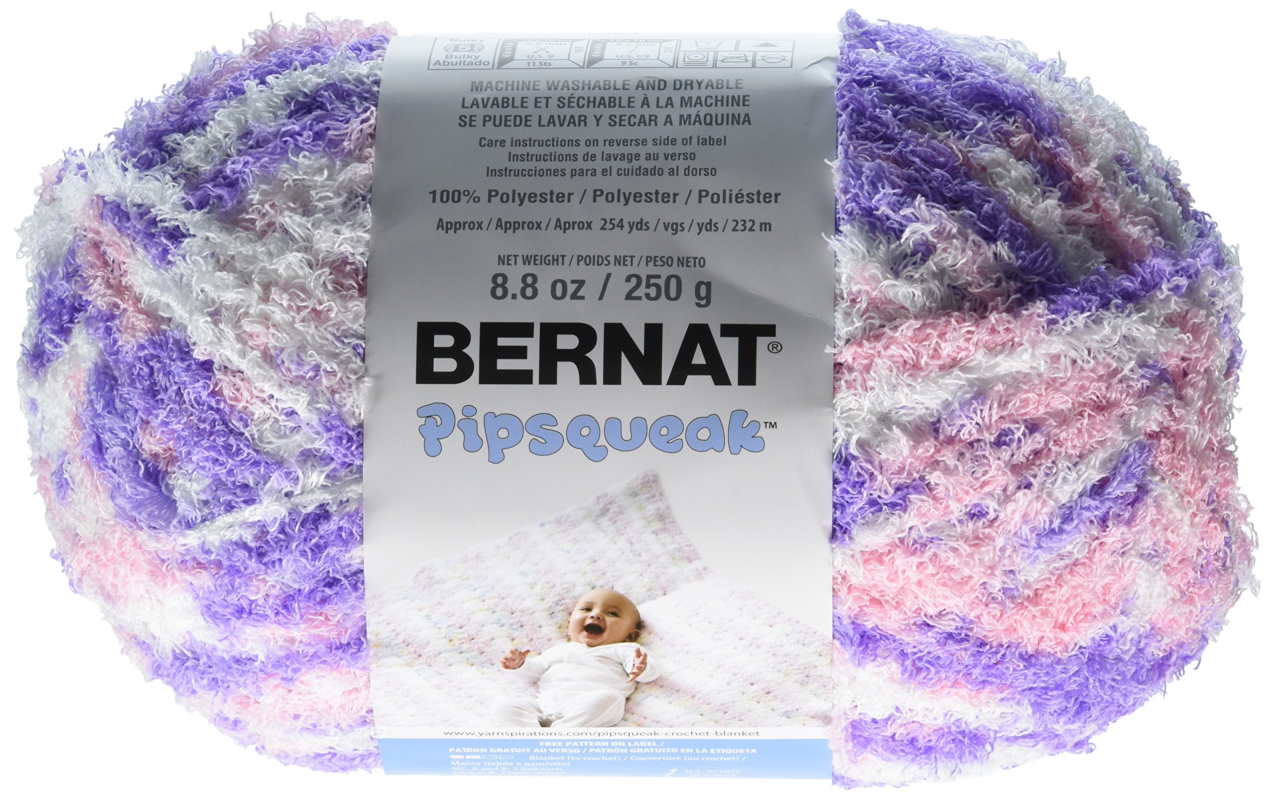 Bernat Pipsqueak Big Ball Yarn 5 Bulky Gauge 8.8 oz Just the Girls