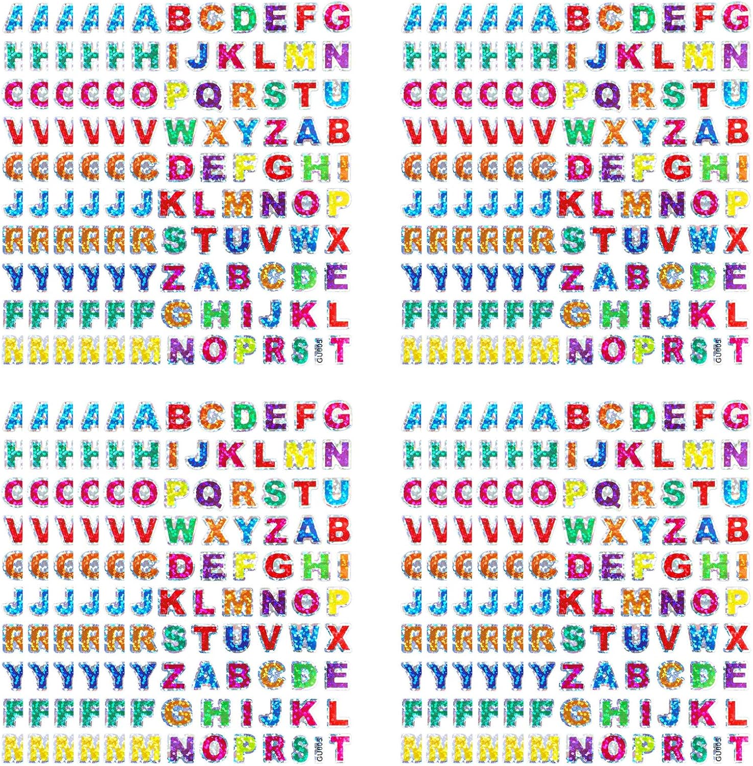 2800 PCS 40 Sheets Alphabet Letter Stickers