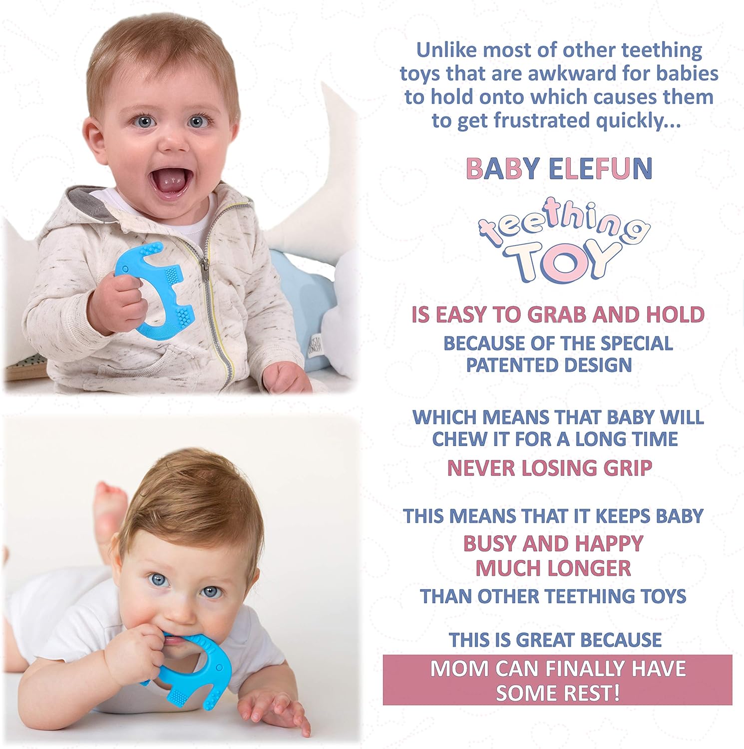 baby elefun teether
