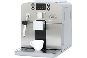 Gaggia Brera Super-Automatic Espresso Machine, Small, 40 fluid ounces, Silver