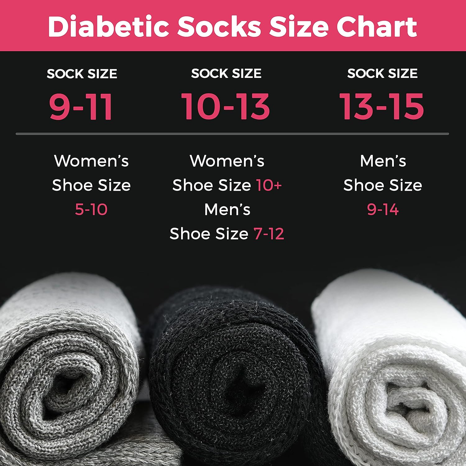 6 Pairs Diabetic Ankle Socks Mens Womens Non-Binding Socks Loose Fit Debra Weitzner: Clothing