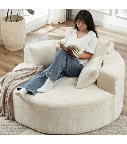 Sleeper Chair Oversized Pillows For Daybed Round Chaise Aukfa