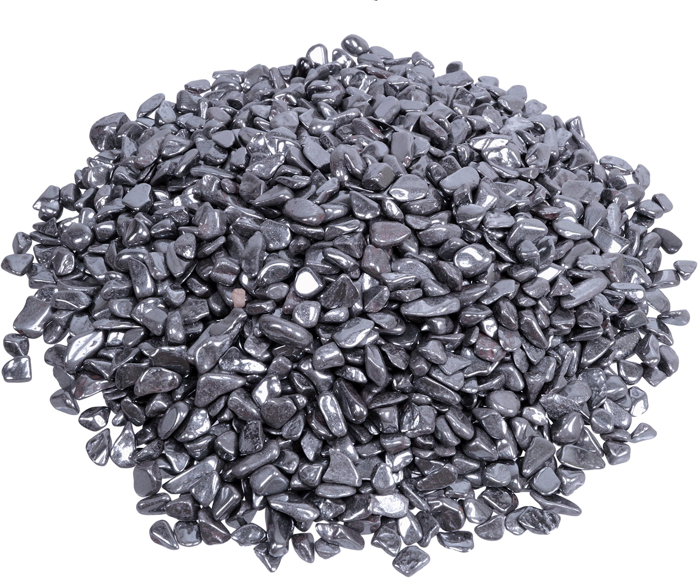 Hematite Mini Tumblestones 1000 Gram Chips 5 mm Diameter