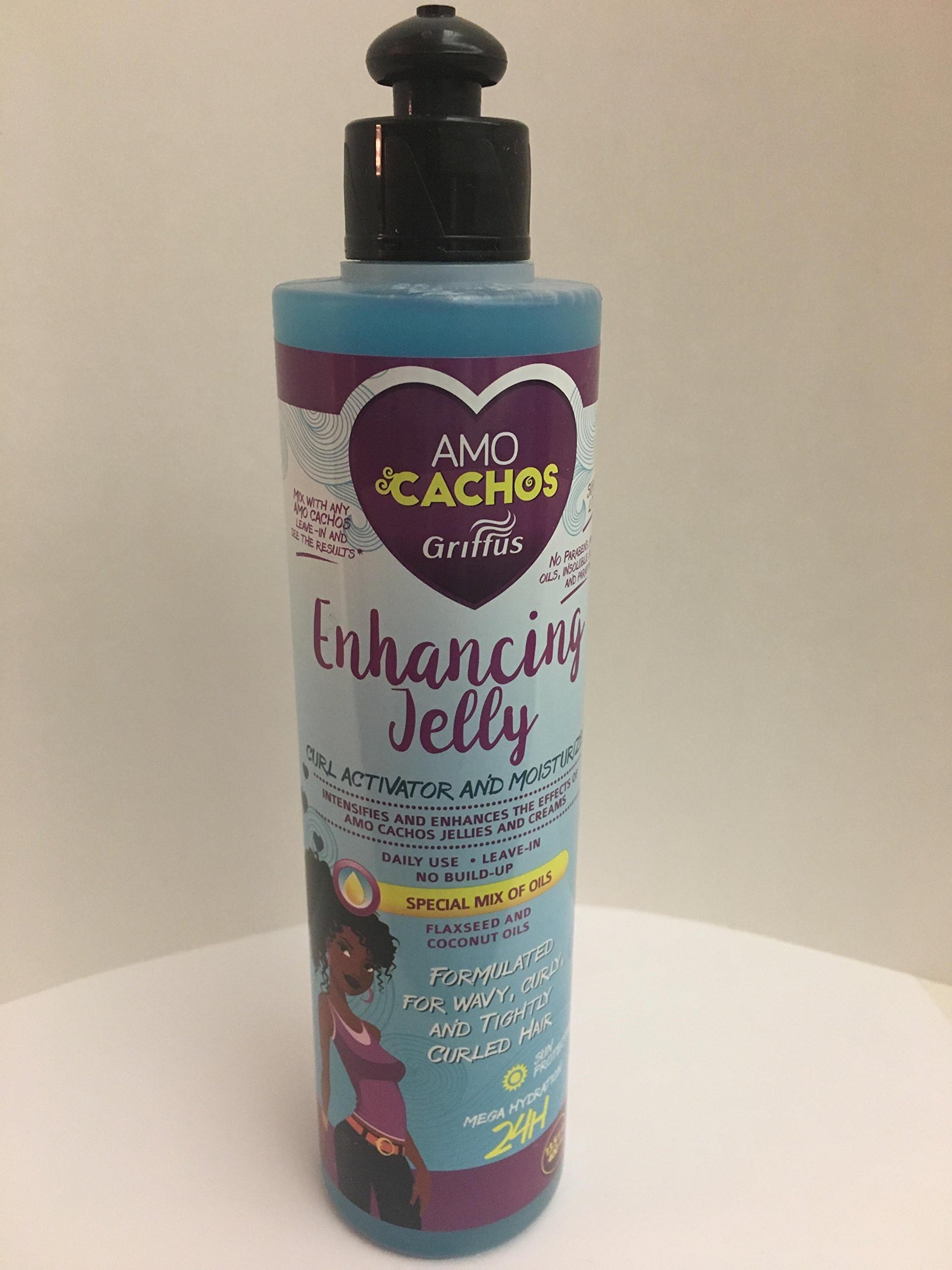 Brazilian Amo Cachos Enhancing Jelly Curl Activator and Moisturizer