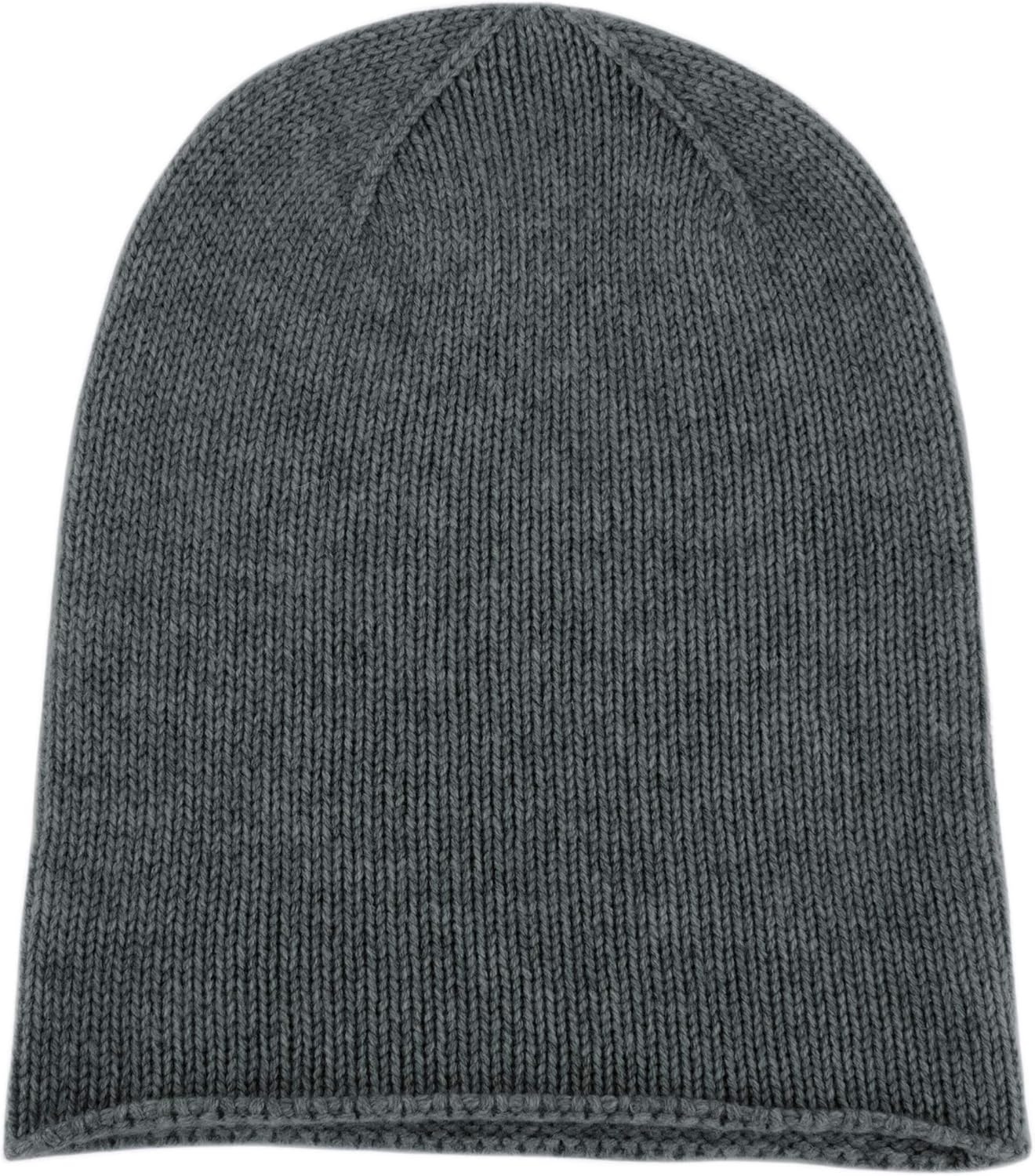 grey cashmere hat