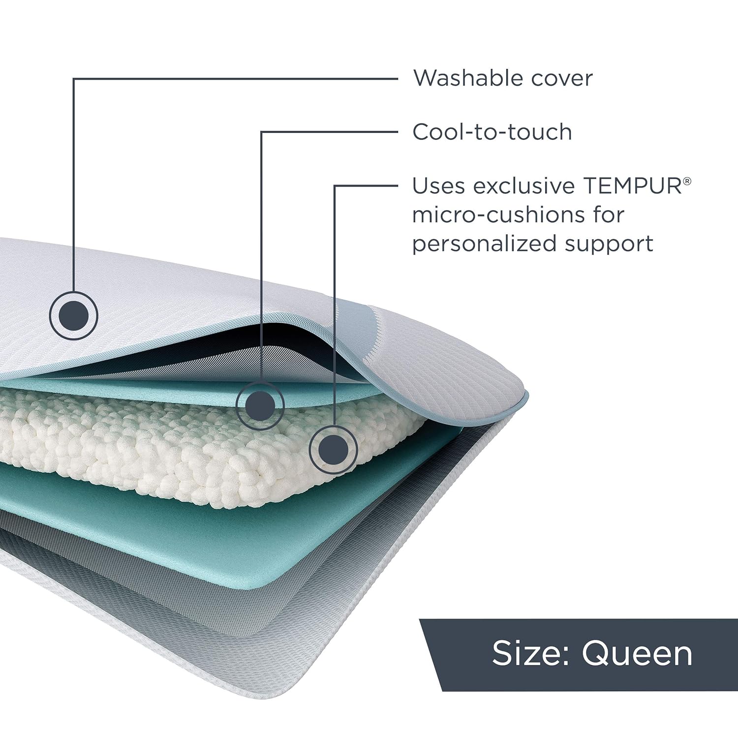 Amazon.com: Tempur-Pedic TEMPUR-Adapt Pro (Lo) + Almohada de ...