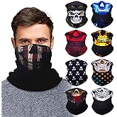 Sojourner Neck Gaiter, Bandana, Buff (9 Pack) - Face Cover for Men, Women, and Teens - Neck Warmer UV Sun Protection Gator