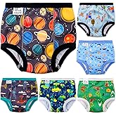 Max Shape 6 Pack Potty Training Underwear for Boys,Washable Baby Boy Toilet Training Pants Training Underwear Fit 2T-6T
