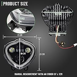 VEISUTOR LED Headlights for Kawasaki Vulcan 650