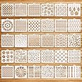 OOTSR 30Pcs Drawing Painting Stencils Set, Art Templates for Crafts Reusable, Plastic Painting Stencils for Painting on Wood,