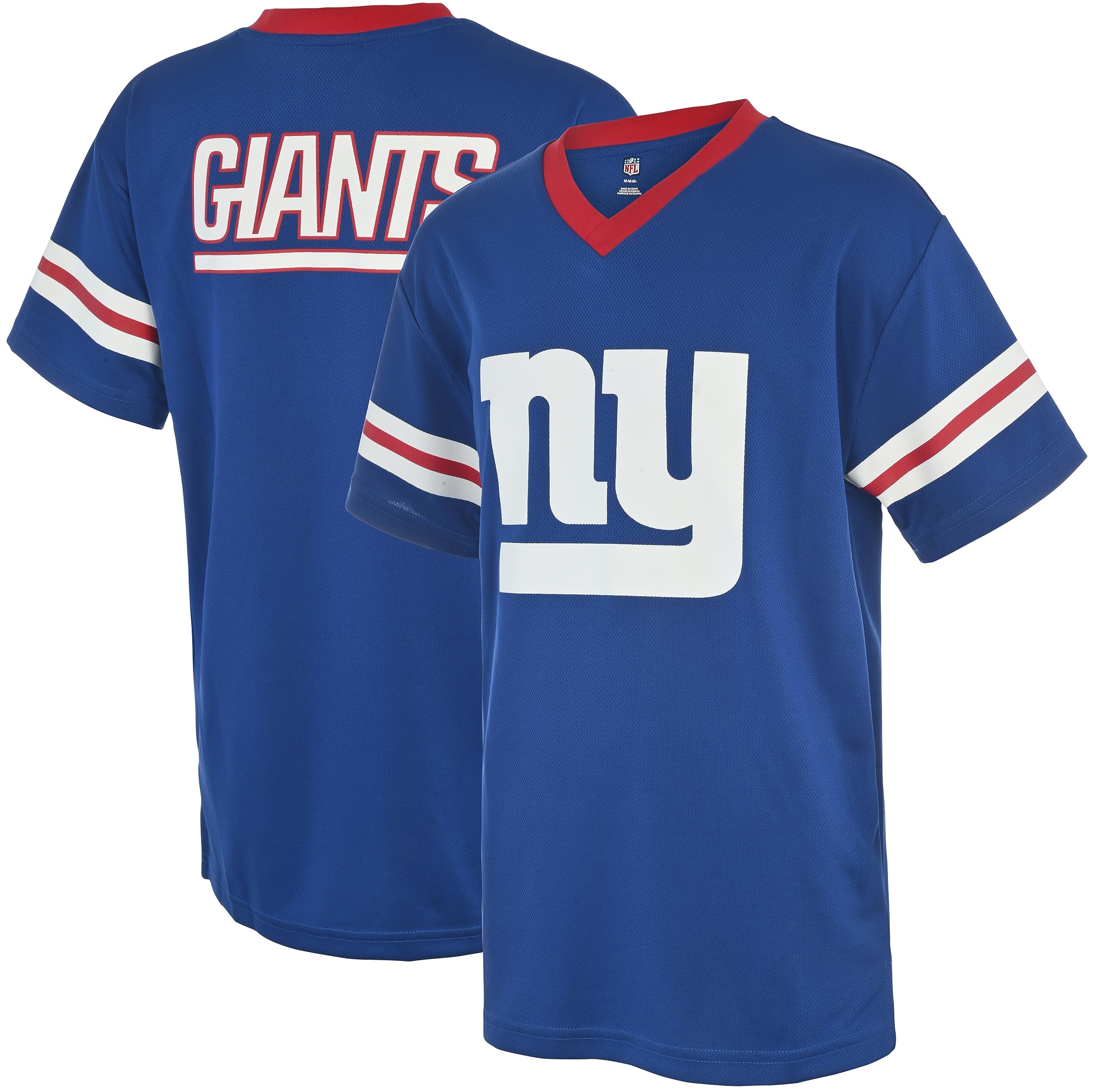 Outerstuff NFL Kids Youth 4-20 Official Game Day Team Jersey (as1, Numeric, Numeric_5, Numeric_6, Regular, New York Giants - Blue) Image