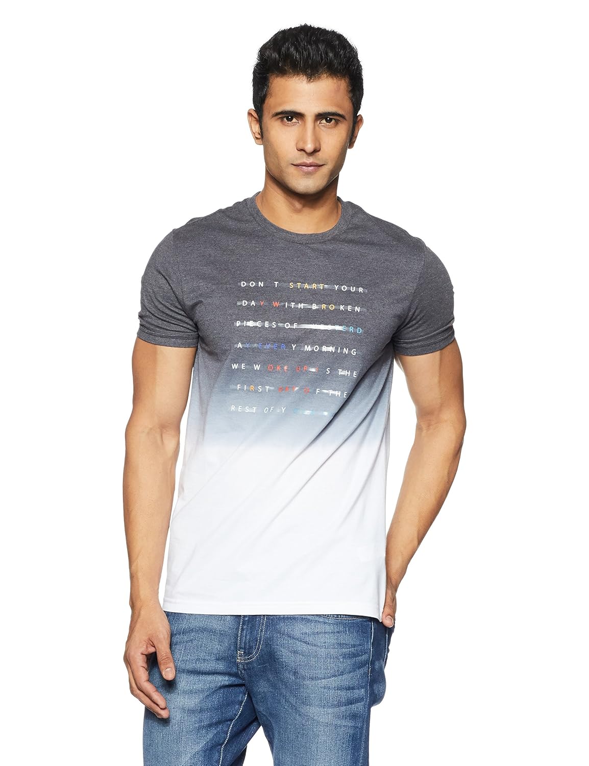 united colors of benetton men's printed regular fit t-shirt