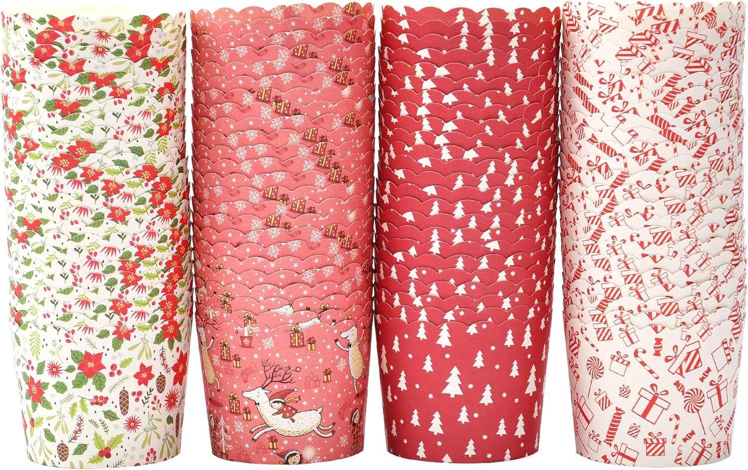 OJelay Baking Cups 100pcs Greaseproof Parchment Cupcake Liners Muffin