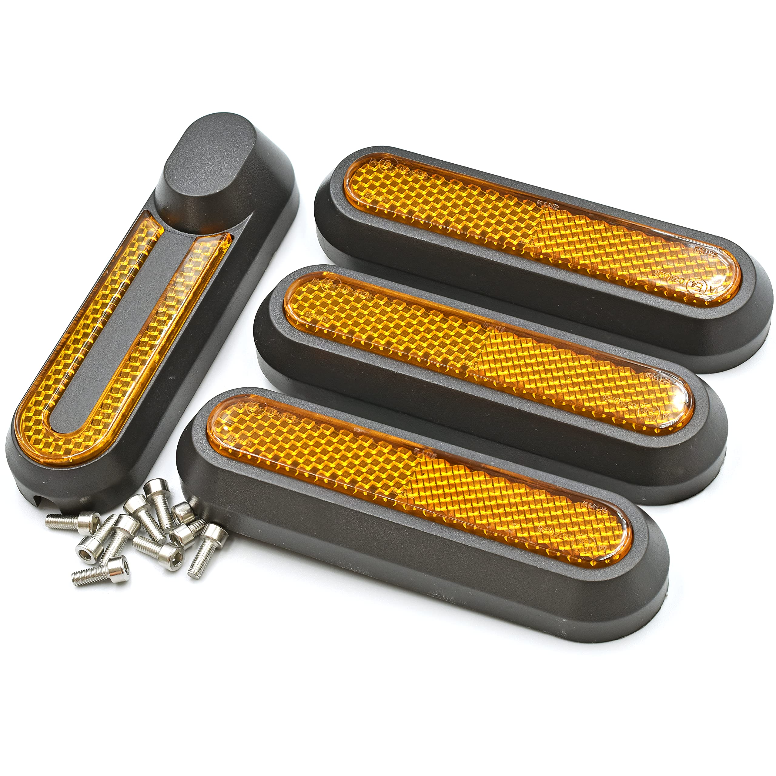 myBESTscooter - Side Wheel Cover Set With Reflectors For Xiaomi M365 Pro 1S Essential Pro2 Model 3 Electric Scooter — image 1