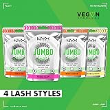 NYX Jumbo Lash 2-in-1 Liner Adhesive Baddest Black Waterproof Long Wear view 6