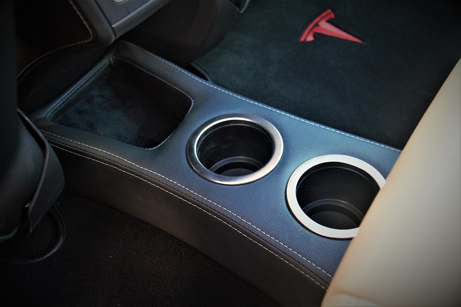Amazon Com Evamped Rear Cup Holder Floor Console For Tesla Model