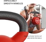 PROIRON 8kg Neoprene Kettlebell Flat Bottom Cast Iron Home Gym view 2