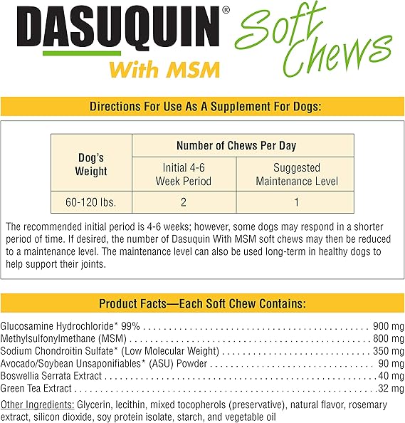 dasuquin advanced dosage