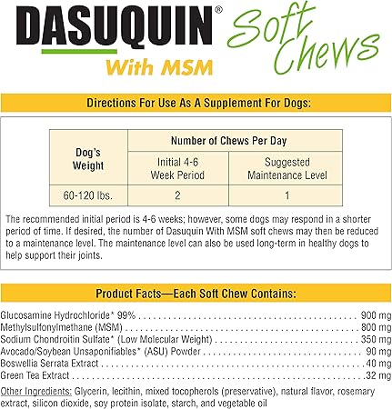 dasuquin with msm soft chews for dogs