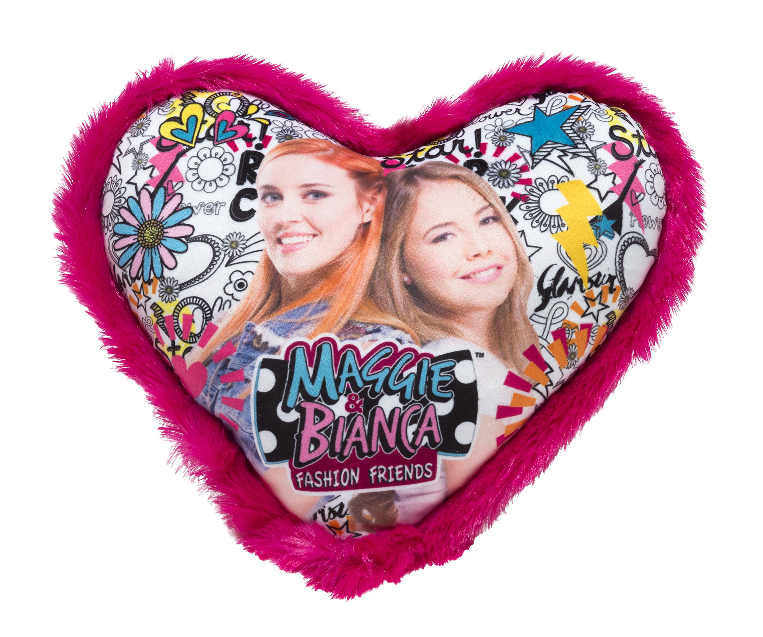 Joy Toy Maggie & Bianca 66942 Figures & Charactere Heart Cushion 33 x 33 cm