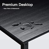 HOMIDEC Writing Computer Desk 80x50x75cm with Storage Bag & Headphone Hook view 5