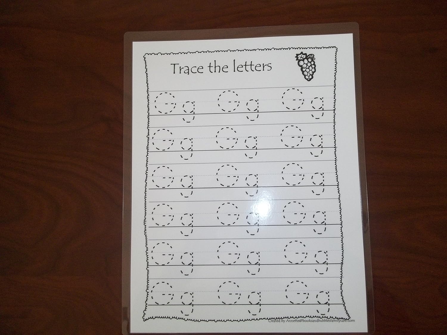 26 Preschool Dry Erase Alphabet Tracing Worksheets. 8.5 x 11 laminated