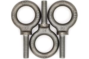 3 Pcs Lifting Shoulder Eye Bolts 3/8"-16 X 1-1/4"