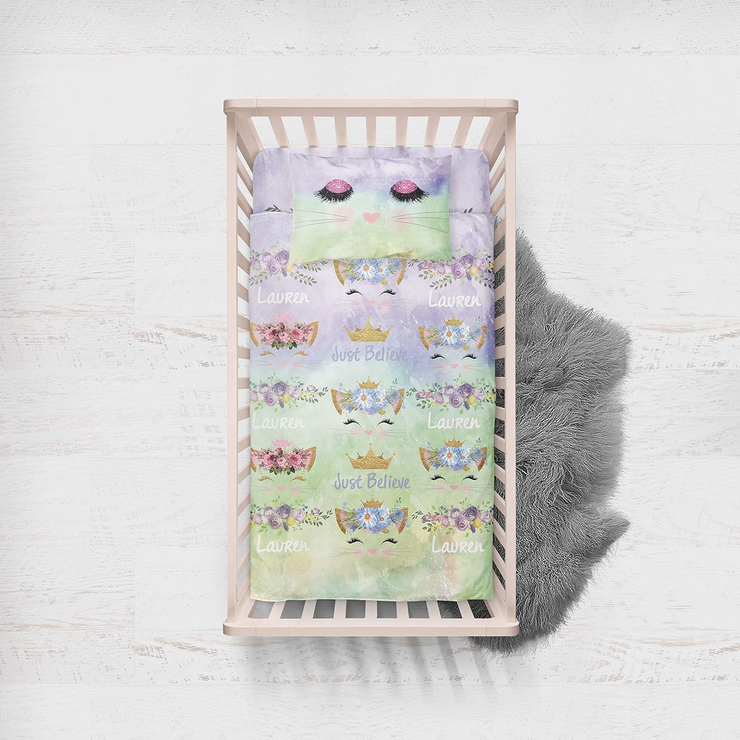 cat crib bedding