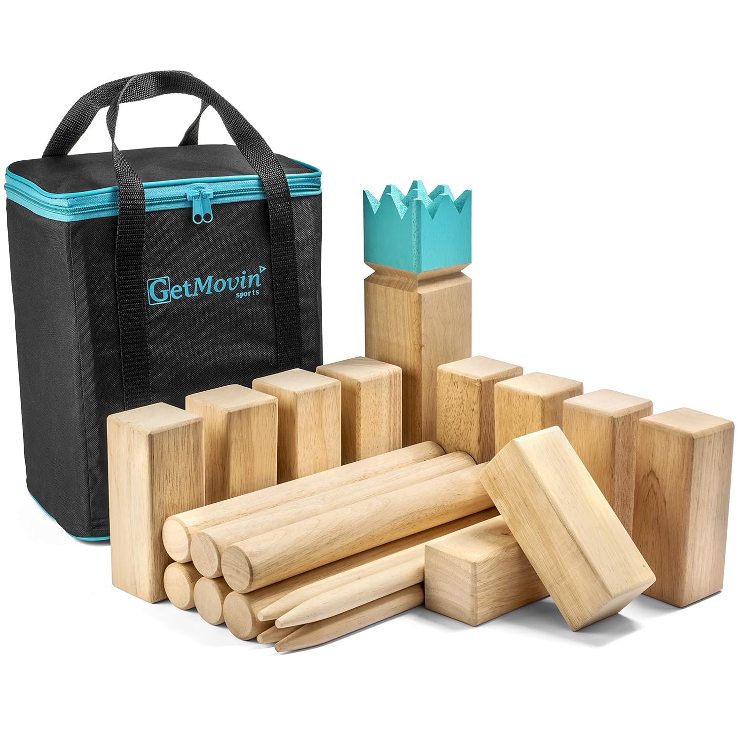 GEDIAO Kids Colorful Wooden Stacking Board Games Building Blocks 48