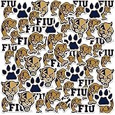 Florida International University Spirit Logo Vinyl Large Deluxe Stickers Variety Pack - Laptop, Water Bottle, Scrapbooking, Tablet, Skateboard, Indoor/Outdoor