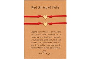 OBSUN Red String Bracelets for Women Gold Luck Charm Bracelet Evil Eye Cross Bracelet Volleyball Basketball Bracelet for Men