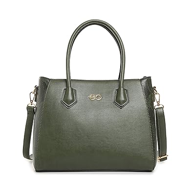 E2O Fashion Womens Green Satchel