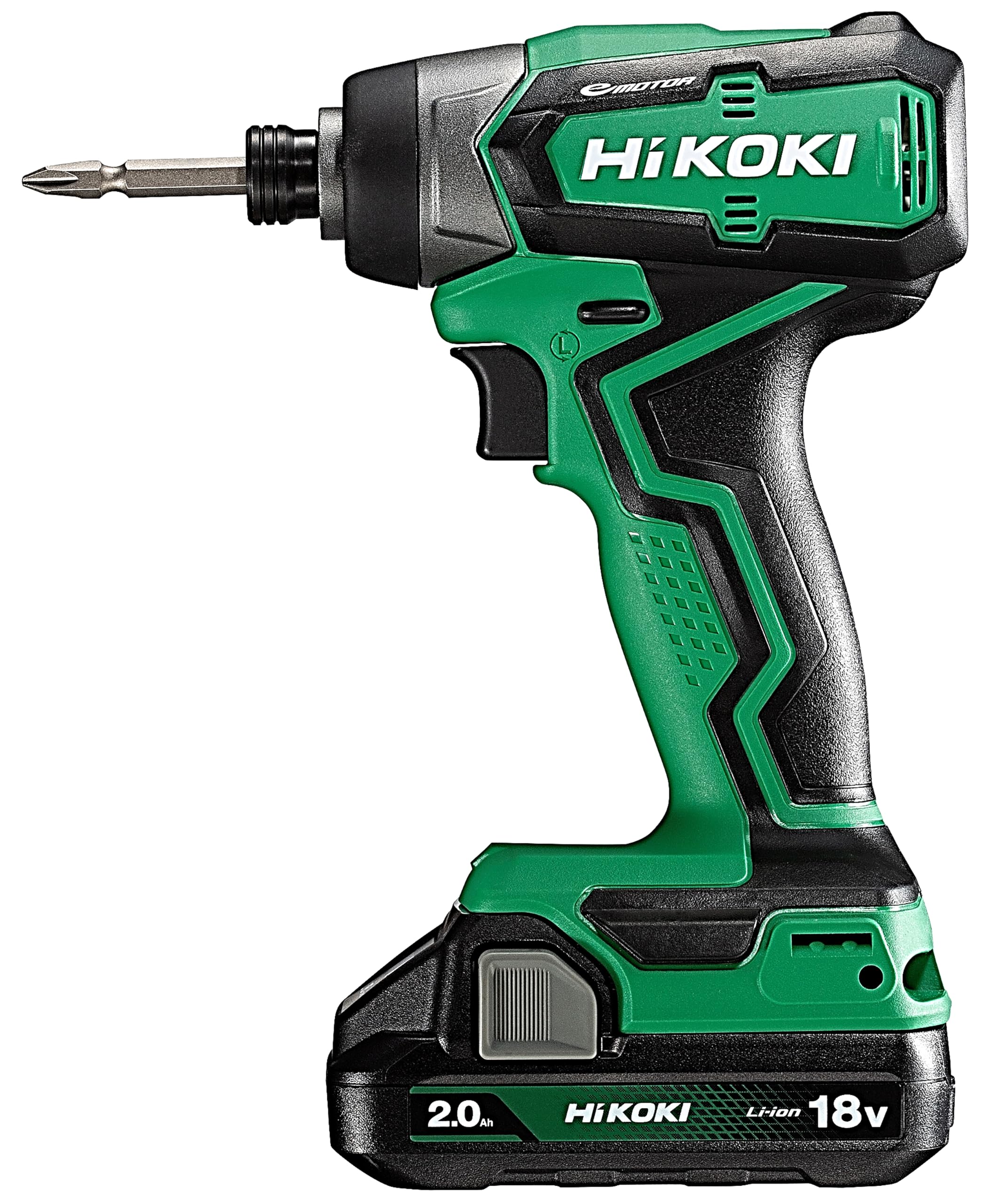 【Amazon.co.jp限定】HiKOKI(ハイコーキ) 18V インパクトドライバー WH18DD 初回修理保証 2.0Ahバッテリー2個、充電器、ケース付 電動ドライバー WH18DD(2BG)商品画像