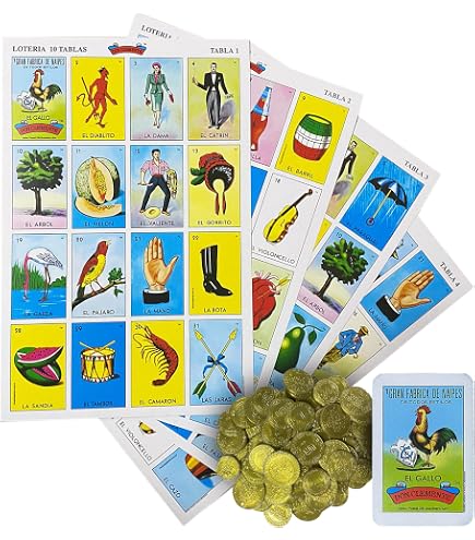 Amazon.com: Loteria Mexicana Tradicional Jumbo Don Clemente 10