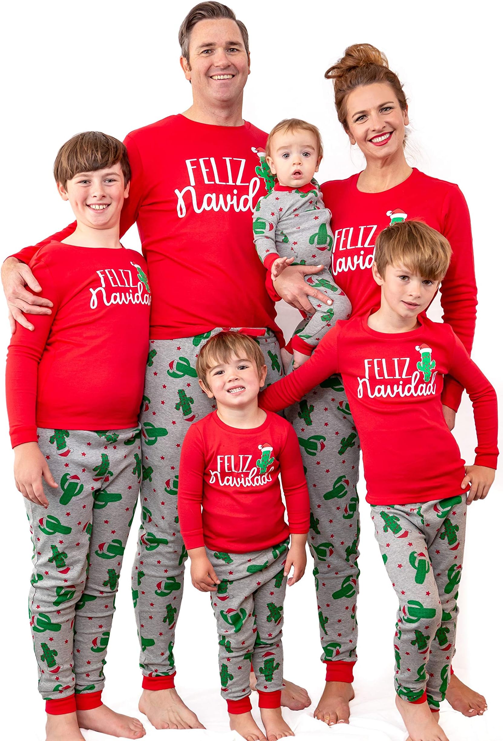 MJC International Family Matching Christmas Pajama Sets - Sizes for All Ages!