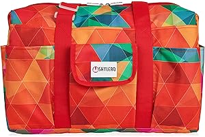 SHYLERO Nurse Bag Has 21 Pockets. Medical Bag is Big and Waterproof. Used as Utility Tote, Diaper Bag, Daily Work Bag
