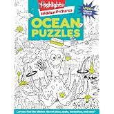 Ocean Puzzles: Over 100 Ocean-Themed Search and Find Puzzles for Kids 6 and Over, Featuring Sea Creatures, Marine Animals, Underwater Scenes and Over 1,900 Hidden Objects (Highlights Hidden Pictures)