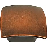 Laurey 74577 Square Cabinet Hardware Knob Aventura, 1 1/2-Inch, Venetian Bronze