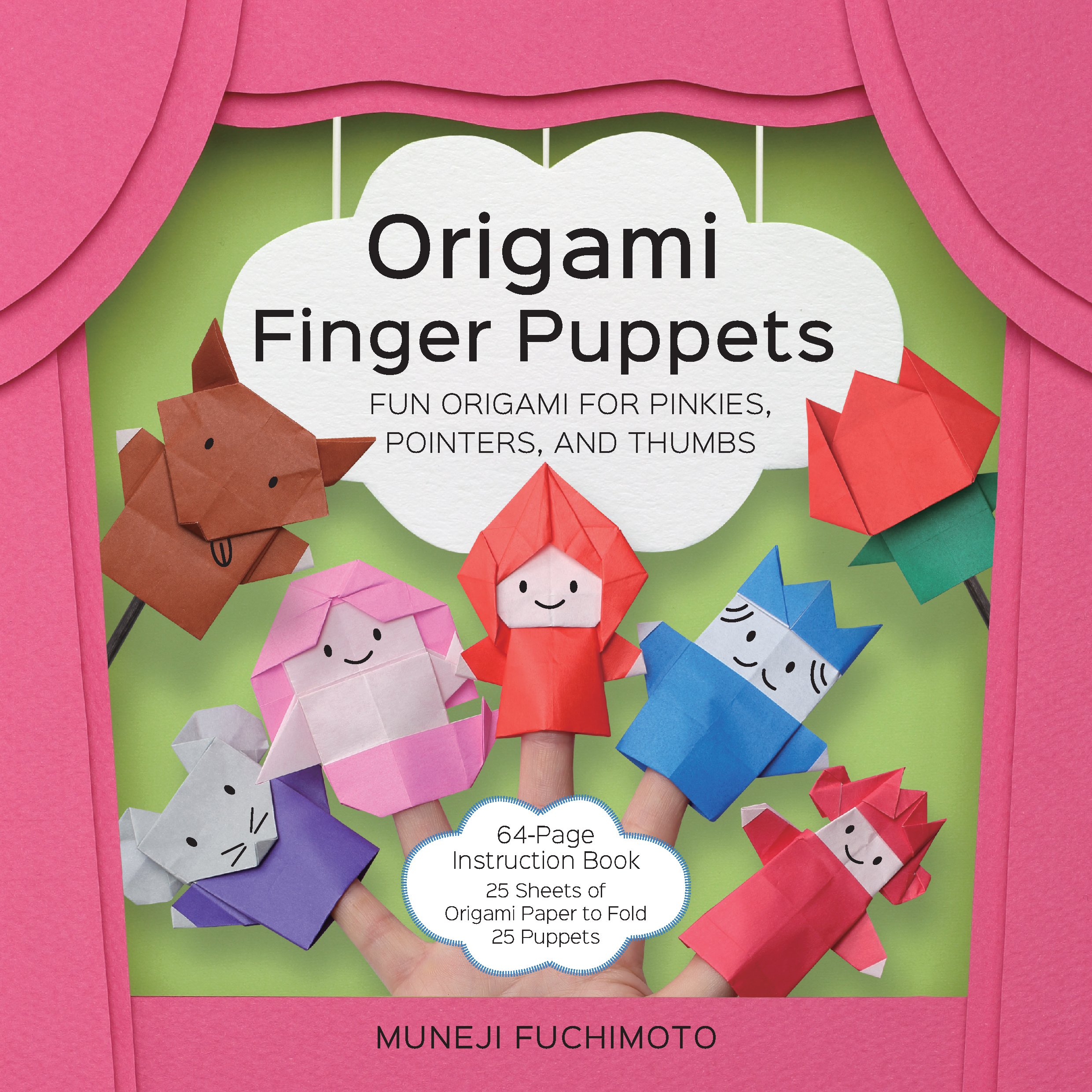 finger puppet making with paper