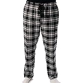 #followme Men's Flannel Pajamas - Plaid Pajama Pants for Men - Lounge & Sleep PJ Bottoms
