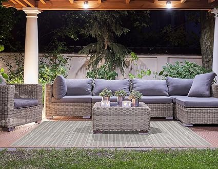 Amazon Com Gertmenian 48141 Outdoor Rug Barnwell Prime Patio