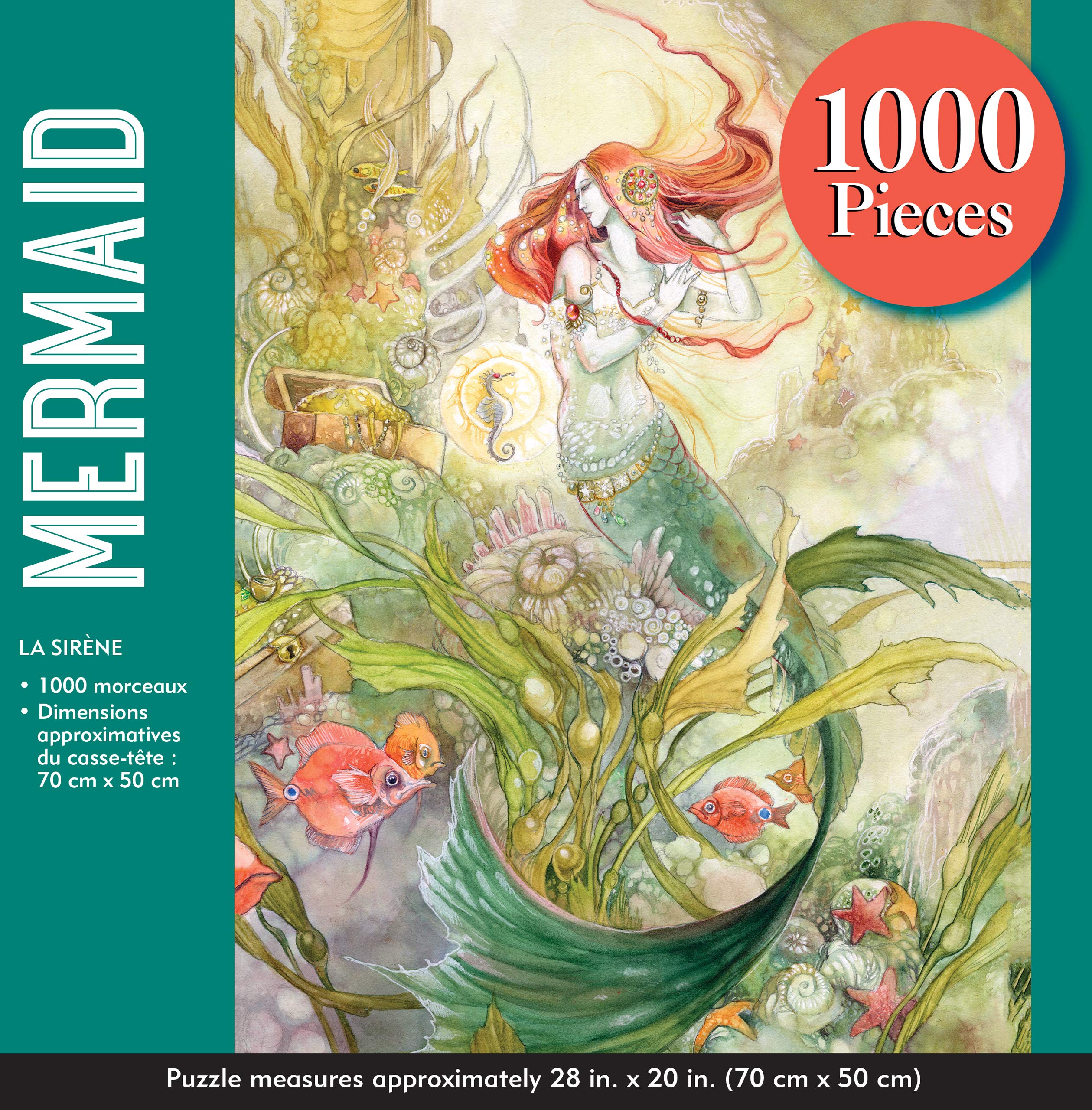 Mermaid 1,000 Piece Jigsaw Puzzle Pricepulse