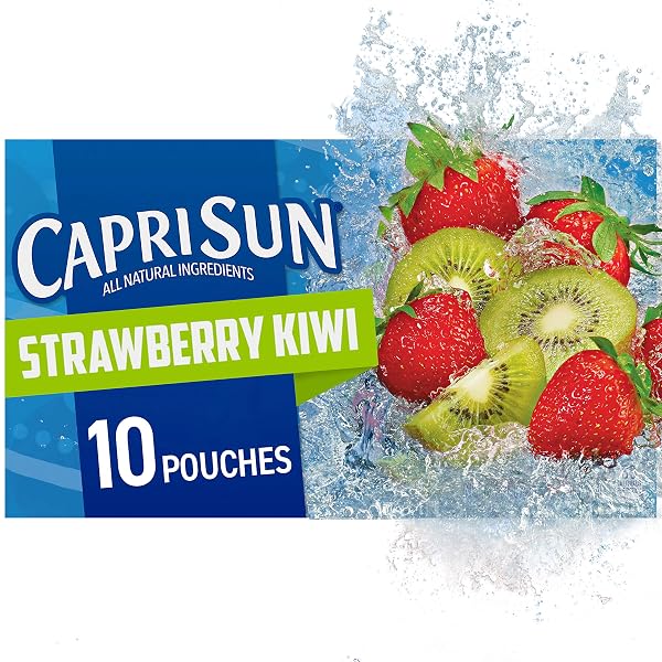 CAPRI SUN STRAWBERRY KIWI READY-TO-DRINK JUICE (10 POUCHES)