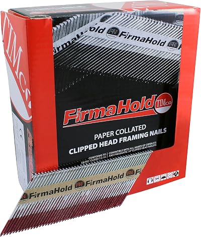 TIMCO FirmaHold Collated Nails 90mm Shank 3.1-90mm Silver Box 2200