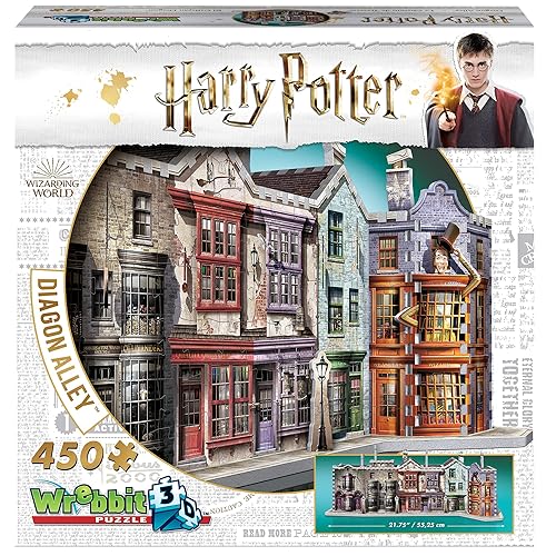Wrebbit3D Harry Potter Diagon Alley 3D Puzzle for Teens and Adults