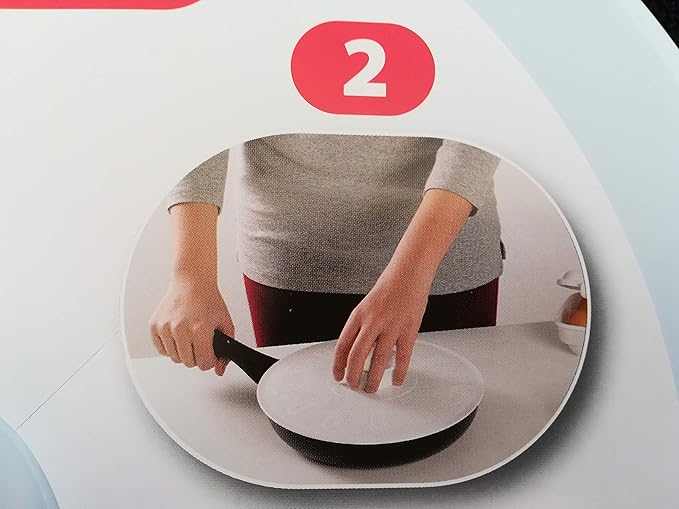 LCQI Tapa Volteatortillas Dar Vuelta Gira Tortilla Patata (Blanca ...